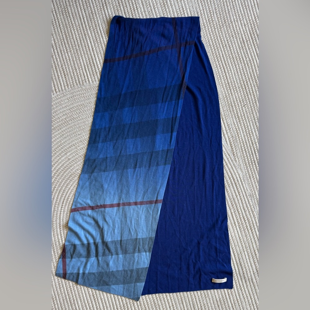 Burberry Blue Scarf